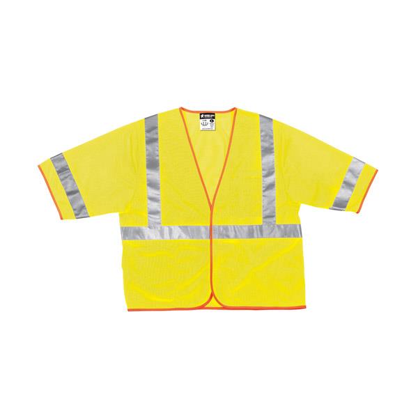 MCR Safety® Luminator™ Class 3 Solid Mesh Vest