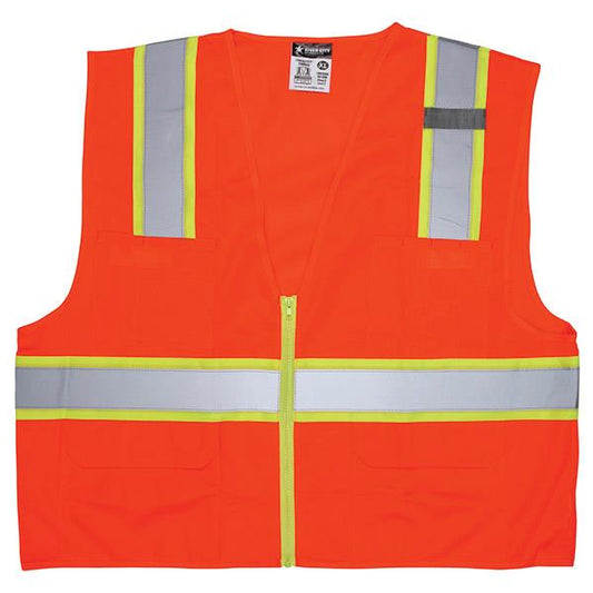 MCR Safety® Luminator™ Class 2 Surveyor's Solid Vest