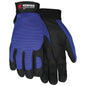 MCR Safety® Mechanics Clarino® Synthetic Leather Palm Gloves