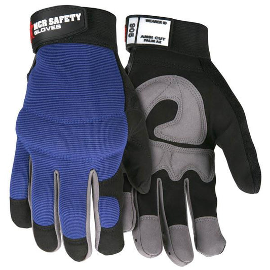 MCR Safety® Mechanics Padded Palm Gloves