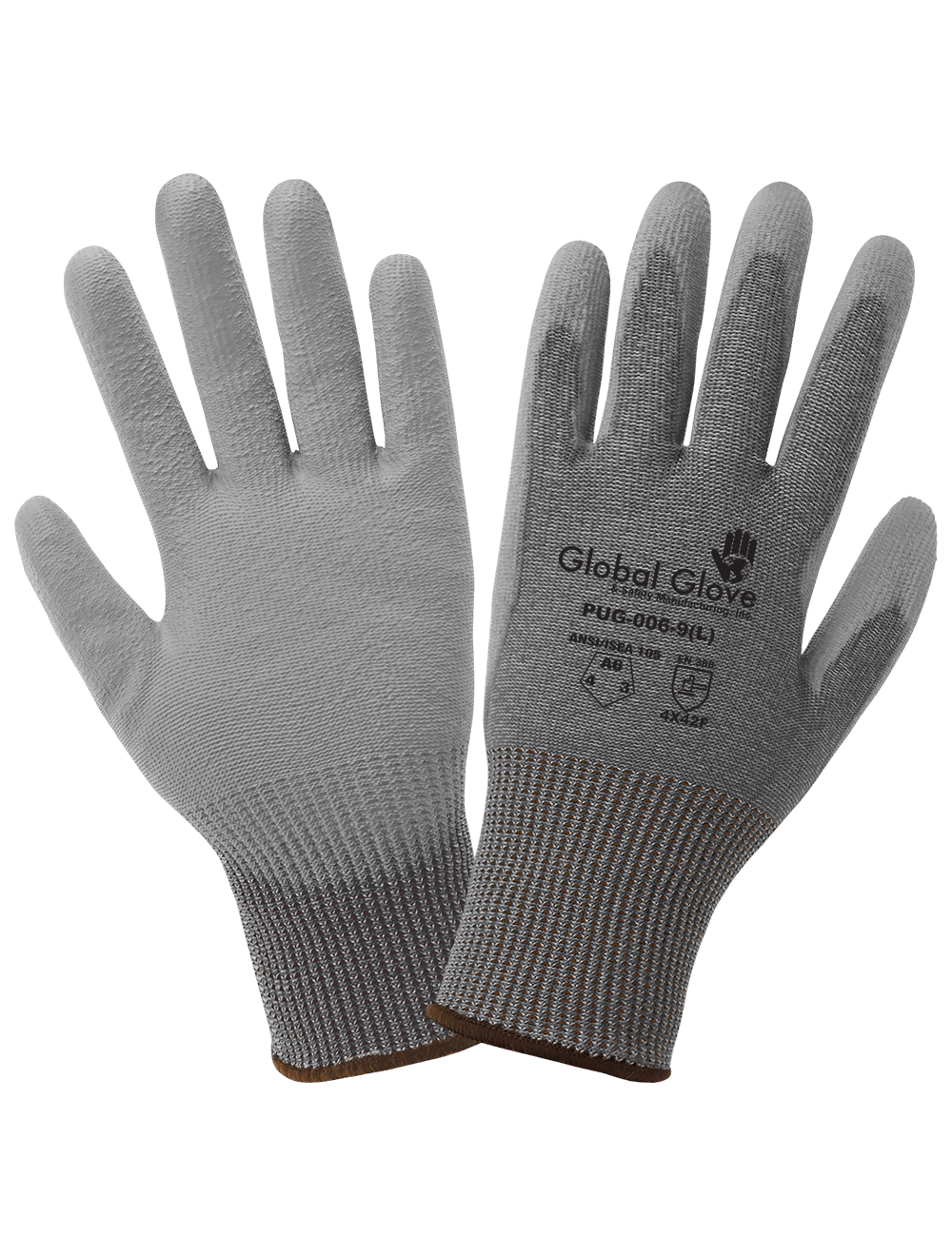 Economy Polyurethane Coated Cut Resistant Gloves Made with High-Density Nylon - PUG-006