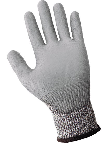 PUG™ Polyurethane Coated Cut, Abrasion, and Puncture Resistant 13-Gauge HPPE Gloves - PUG-111