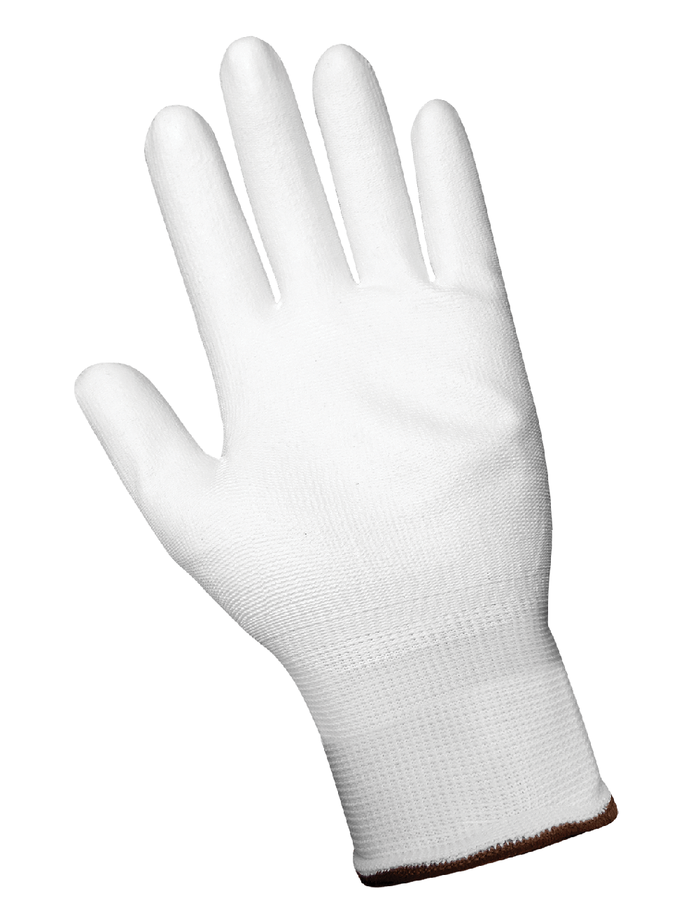 PUG™ White Lightweight Polyurethane Coated Anti-Static/Electrostatic Compliant Nylon Gloves with Cut, Abrasion, and Puncture Resistance - PUG-12