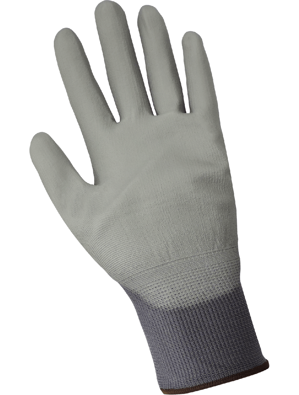 PUG™ Gray Lightweight Polyurethane Coated Anti-Static/Electrostatic Compliant Nylon Gloves with Cut, Abrasion, and Puncture Resistance - PUG-13