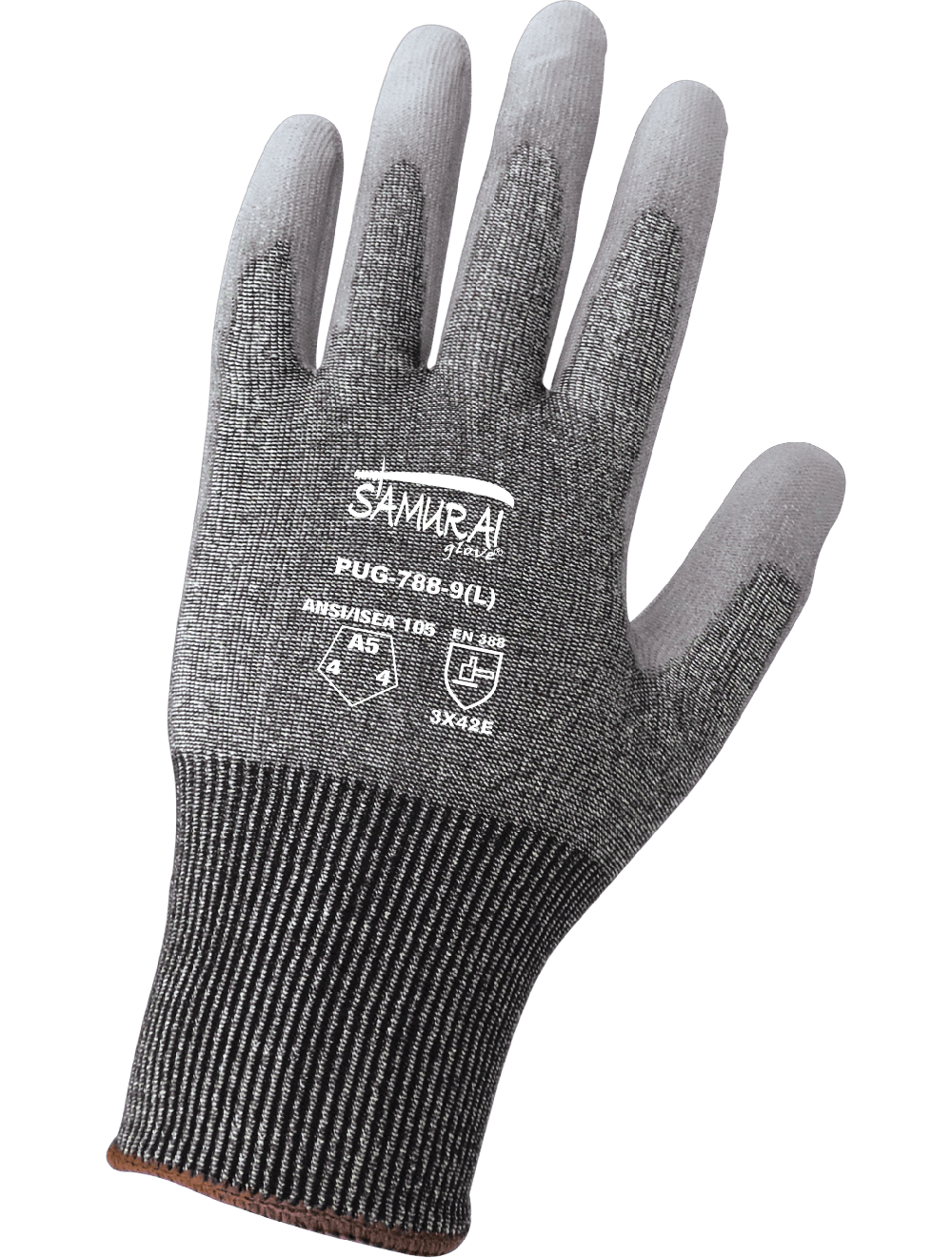 Samurai Glove® Touch Screen Compatible Polyurethane Coated Tuffalene® Gloves with Cut, Abrasion, and Puncture Resistance - PUG-788