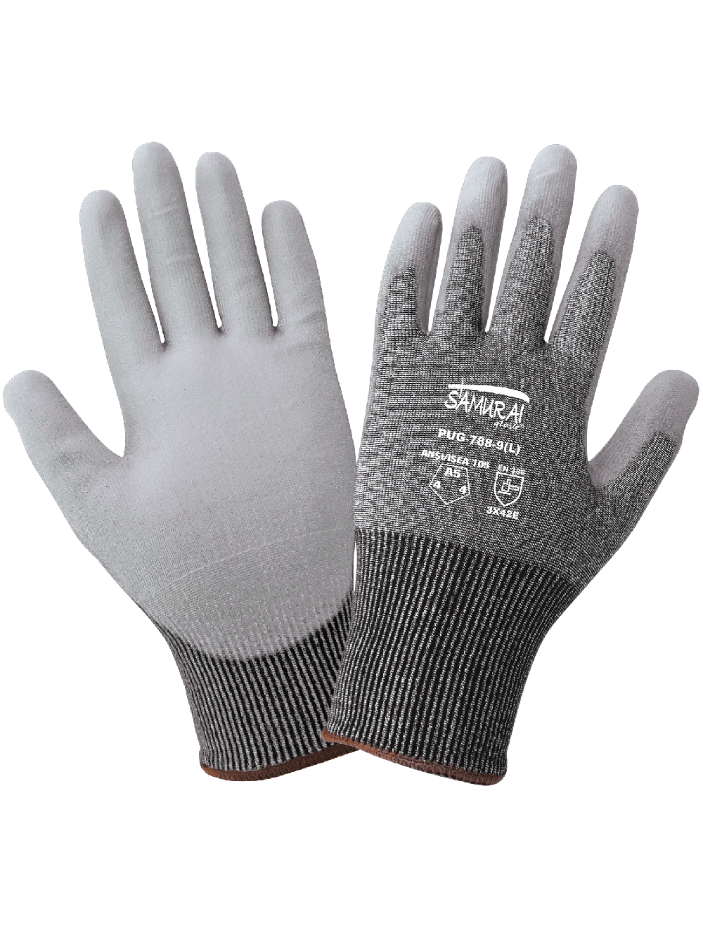 Samurai Glove® Touch Screen Compatible Polyurethane Coated Tuffalene® Gloves with Cut, Abrasion, and Puncture Resistance - PUG-788