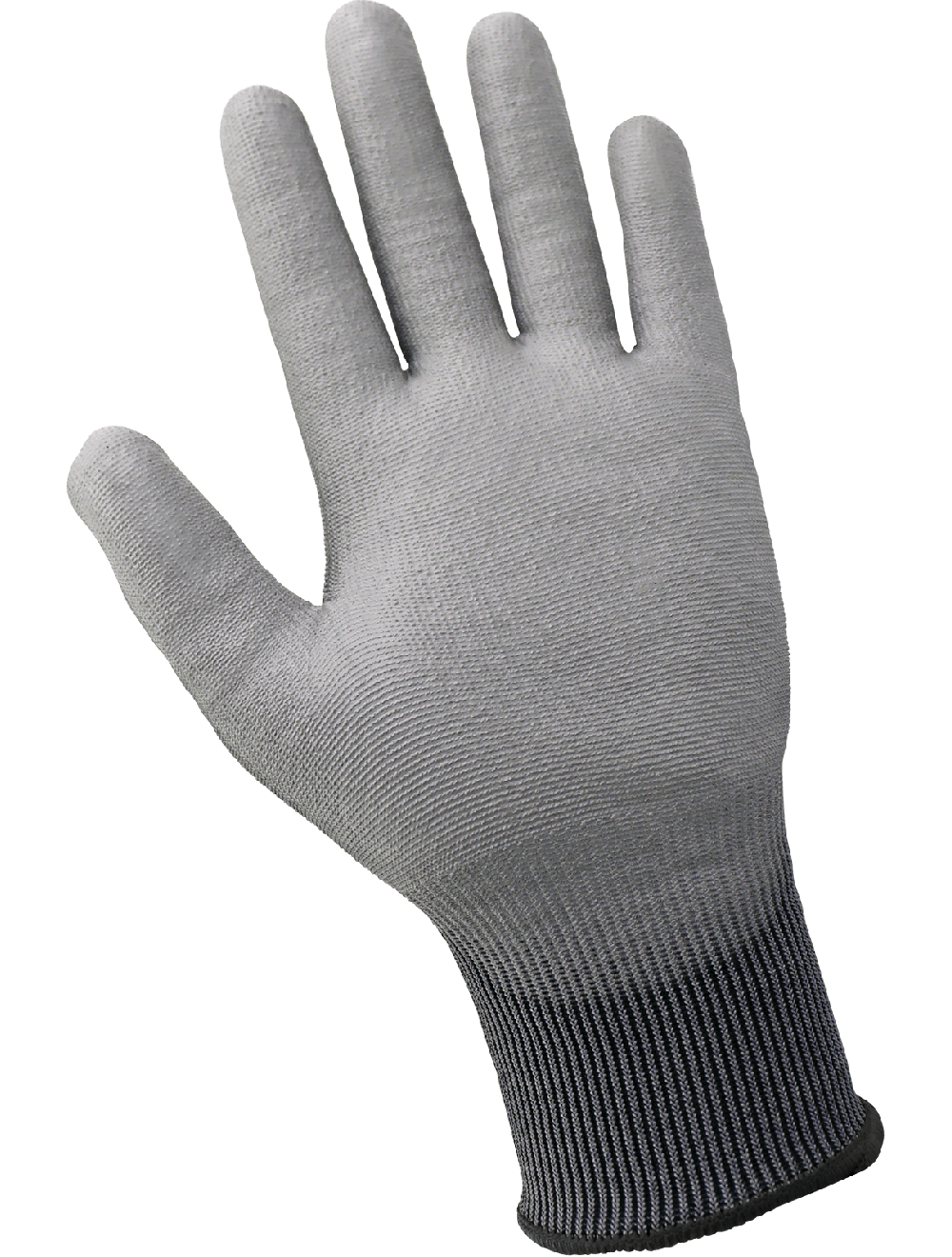 Samurai Glove® Smooth Polyurethane-Coated Seamless Gray Tuffalene® UHMWPE Cut, Abrasion, and Puncture Resistant Gloves - PUG-999