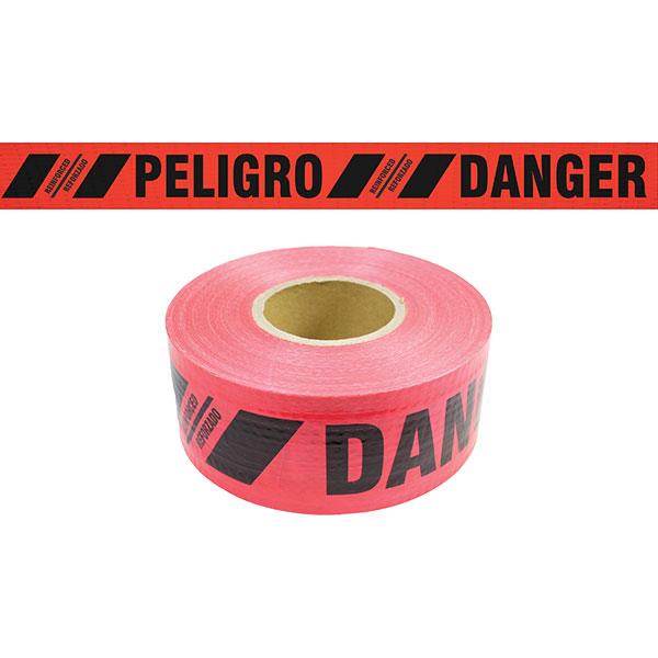 Presco Reinforced Bilingual Barricade Tape