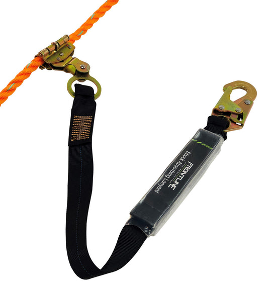 Self-tracking Rope Grab 5/8" with 3' Lanyard RGSS58ES