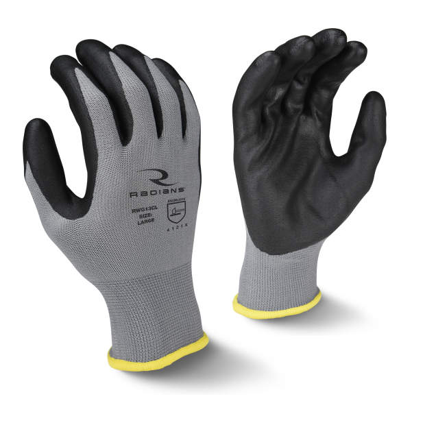 Polyester Shell Foam Nitrile Gripper Glove RWG13C