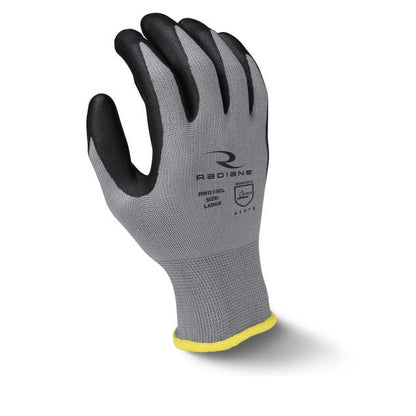 Polyester Shell Foam Nitrile Gripper Glove RWG13C