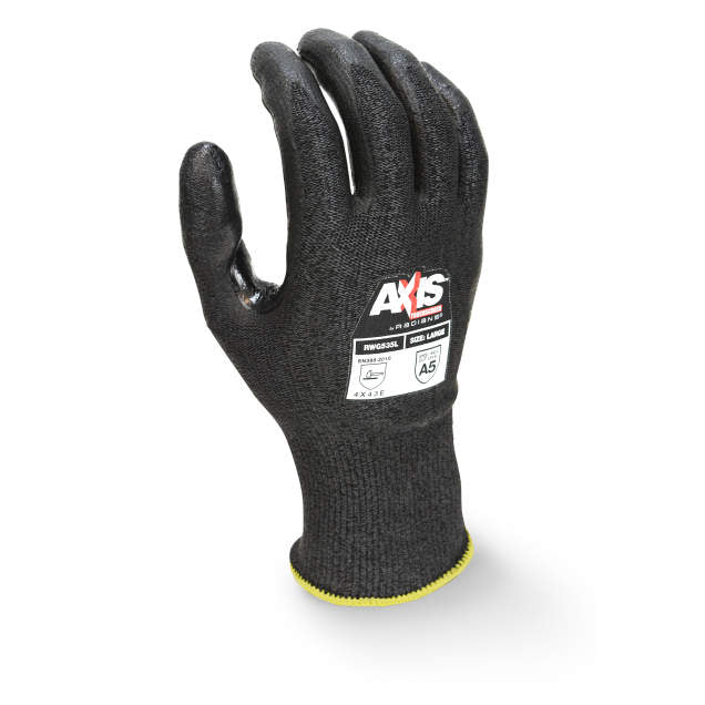 HPPE Cut Level A5 Touchscreen Reinforced Thumb Crotch Work Glove RWG535