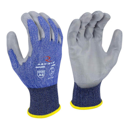 Cut Protection Level A8 PU Coated Glove RWG588