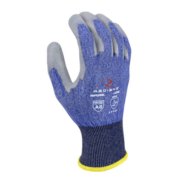 Cut Protection Level A8 PU Coated Glove RWG588