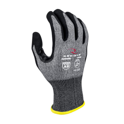 Cut Protection Level A9 Sandy Foam Nitrile Coated Glove RWG589