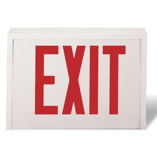 Red LED Exit Sign w/ Battery Backup