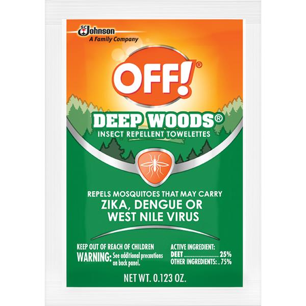 SC Johnson® OFF!® Deep Woods® Insect Repellent Towelettes