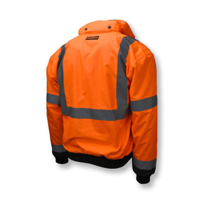 Radians Hi-Vis Orange/Black SJ110B Class 3 Two-in-One High Visibility Bomber Safety Jacket