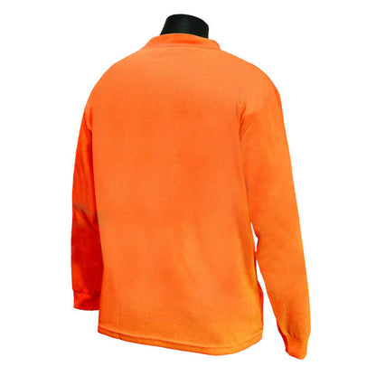 Radians Hi-Vis Orange ST21-N Non-Rated Long Sleeve T-shirt with Max-Dri™