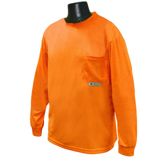 Radians Hi-Vis Orange ST21-N Non-Rated Long Sleeve T-shirt with Max-Dri™