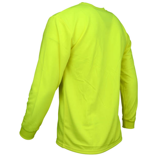 Radians Hi-Vis Green ST21-N Non-Rated Long Sleeve T-shirt with Max-Dri™