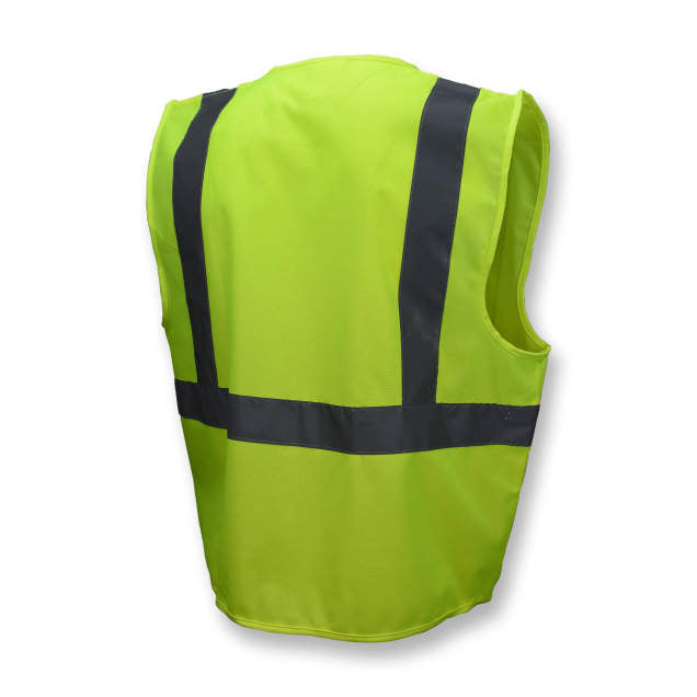 Radians Hi-Vis Green SV2 Economy Type R Class 2 Solid Safety Vest