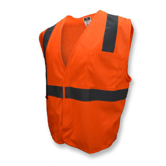 Radians Hi-Vis Orange SV2 Economy Type R Class 2 Solid Safety Vest