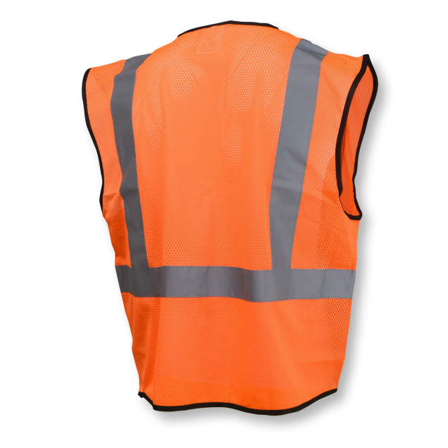 Radians Hi-Vis Orange SV3B Color-Blocked Economy Mesh Safety Vest