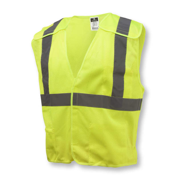 Radians Hi-Vis Green SV4 Economy Type R Class 2 Breakaway Mesh Safety Vest