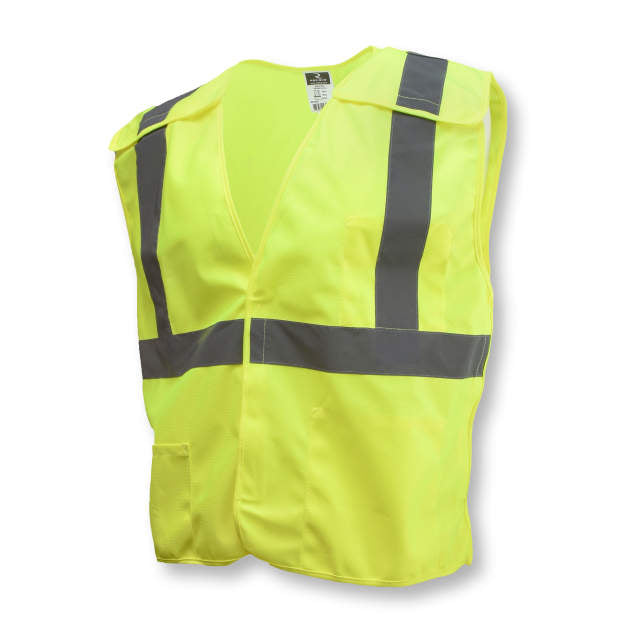 Radians Hi-Vis Green SV4 Economy Type R Class 2 Breakaway Solid Safety Vest