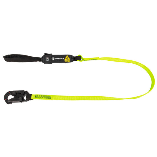 Arc Flash 6′ Energy Absorbing Lanyard: Dielectric Snap Hook, Soft Loop