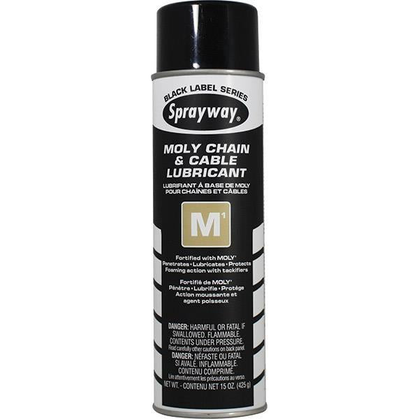 Sprayway® M1 Moly Chain & Cable Lubricant