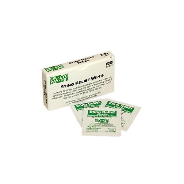 Sting Relief Wipes