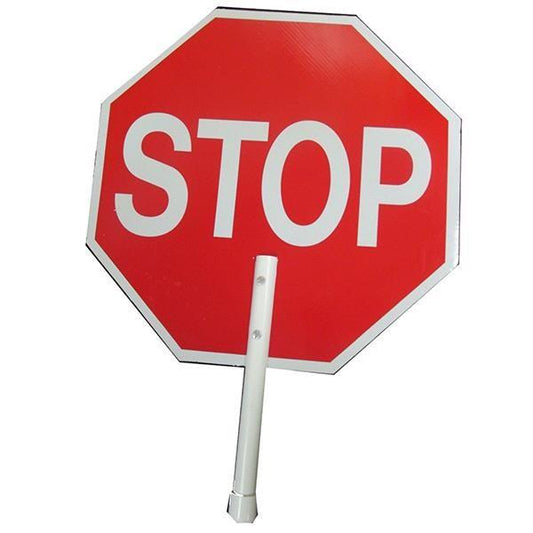 Stop/Slow Plastic Traffic Paddle