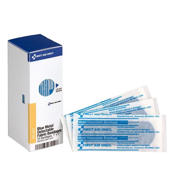 Visible Blue MD Bandages 1" x 3"